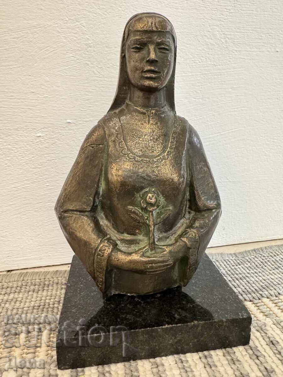 Sculptură artizanală din alamă