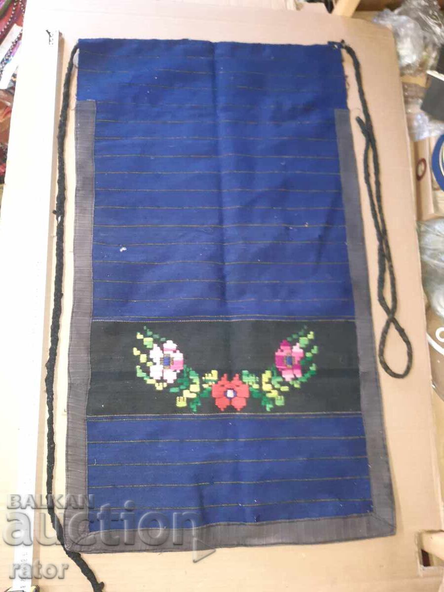 Authentic woven woolen apron, costume