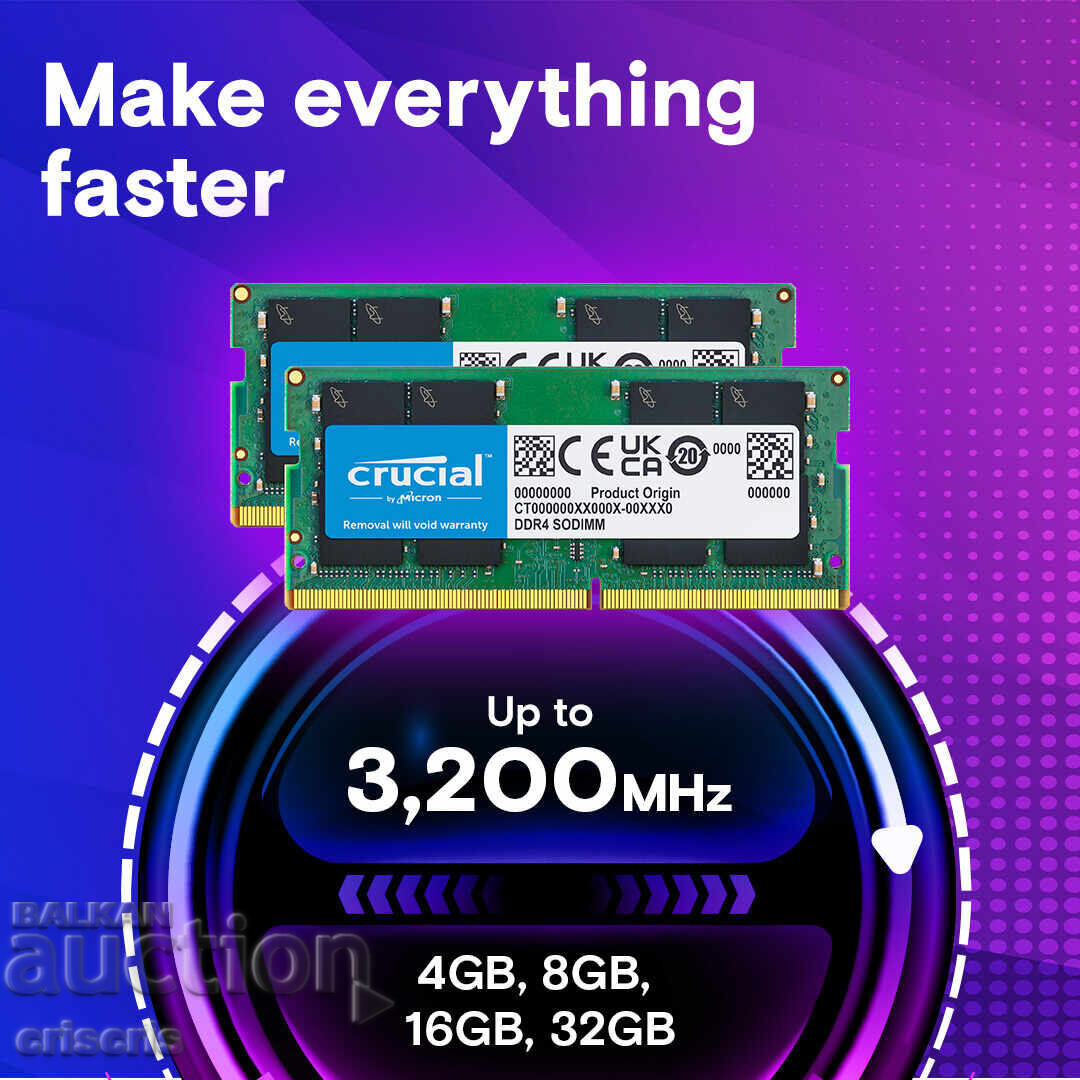 16 GB DDR4 3200 MHz