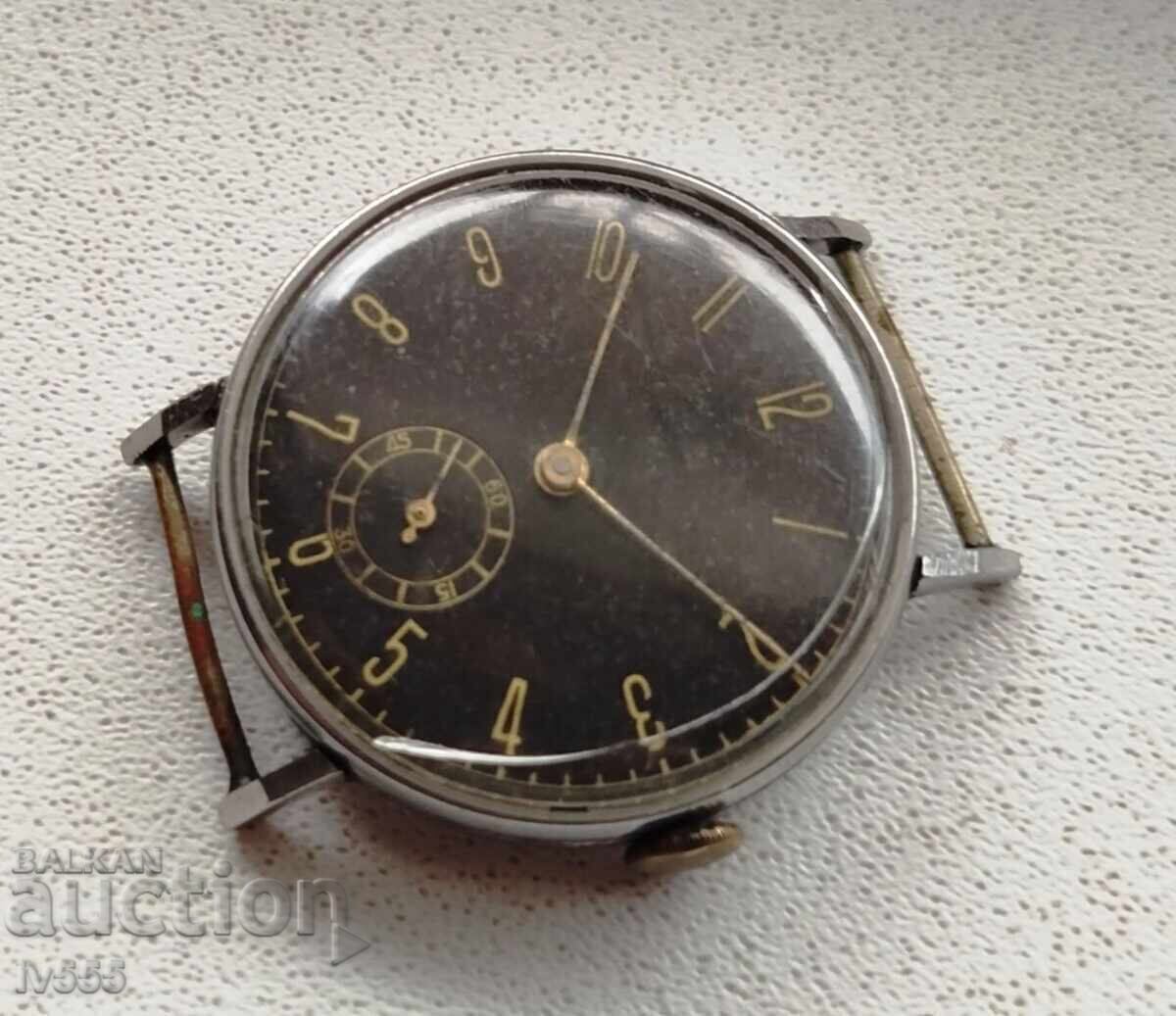 НЕМСКИ ВОЕНЕН ПИЛОТСКИ МЕХАНИЧЕН ЧАСОВНИК - WAGNER/LUFTWAFFE с цена € 150.00 | 293.38 лв.