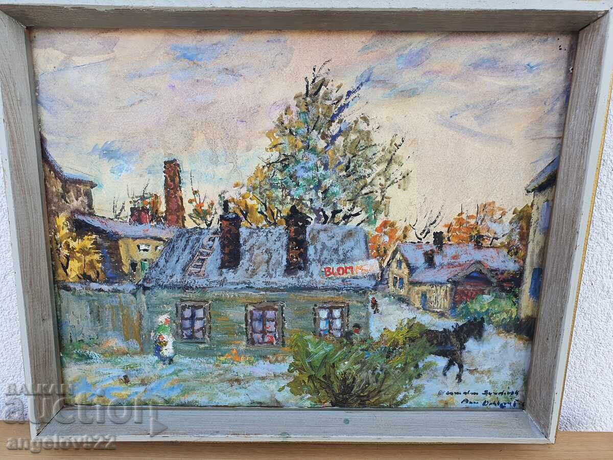 Pictura in ulei originala pe phaser!!! - 5