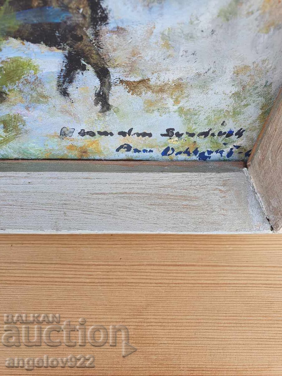 Pictura in ulei originala pe phaser!!! - 6