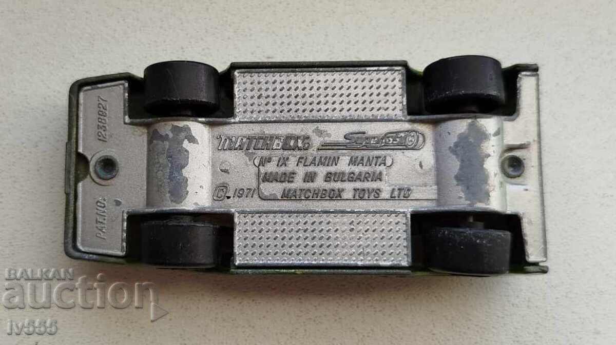 PRODAVAM METALNA KOLICHKA - MATCHBOX BULGARIA/FLAMIN MANTA - 5
