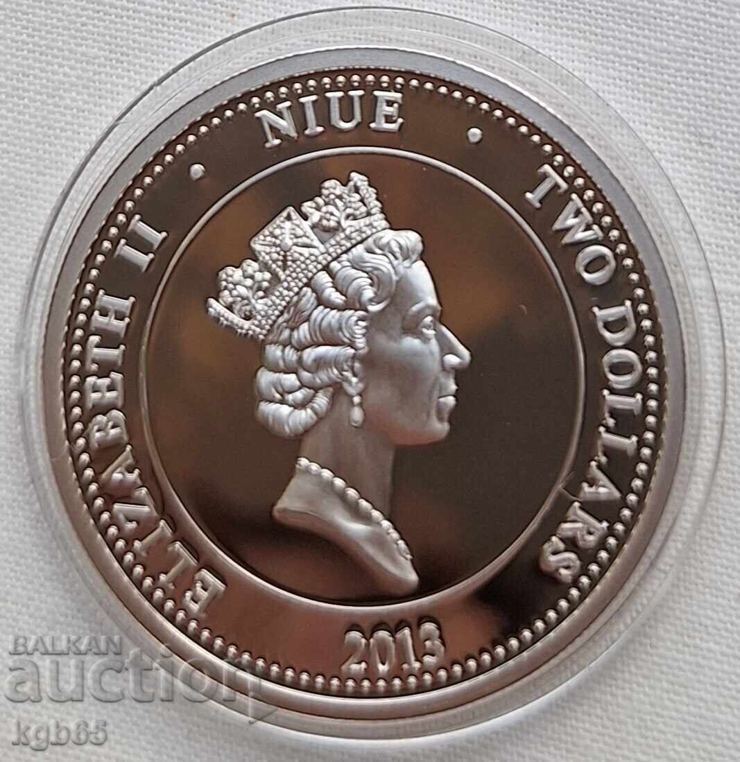 Ασημένια ουγγιά 1/2 oz 2013 N-1 με τιμή € 69.99 | 136.89 BGN Ασημένια ουγγιά 1/2 oz 2013 N-1 με τιμή € 69.99 | 136.89 BGN