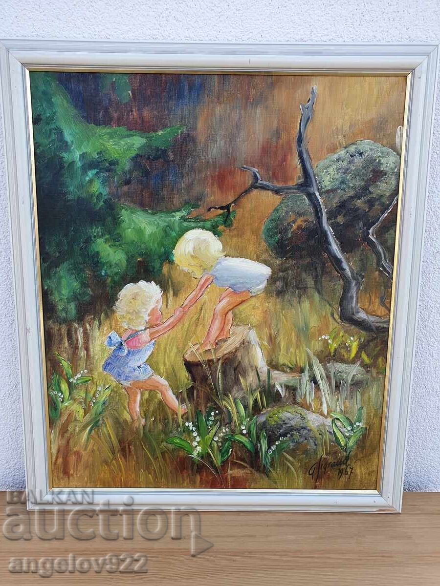 Pictura in ulei originala pe panza!!! cu preț € 0.01 | 0.02 BGN