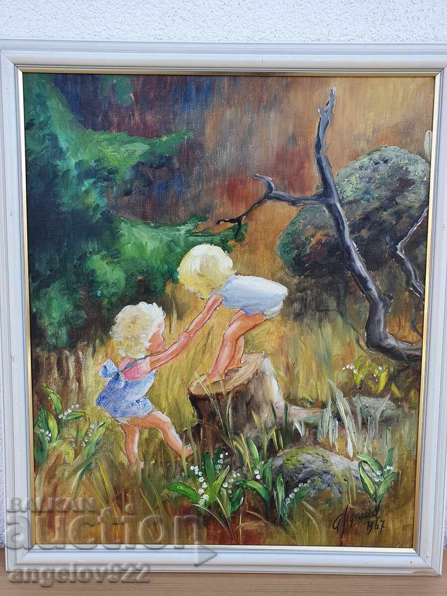 Livrarea Pictura in ulei originala pe panza!!!