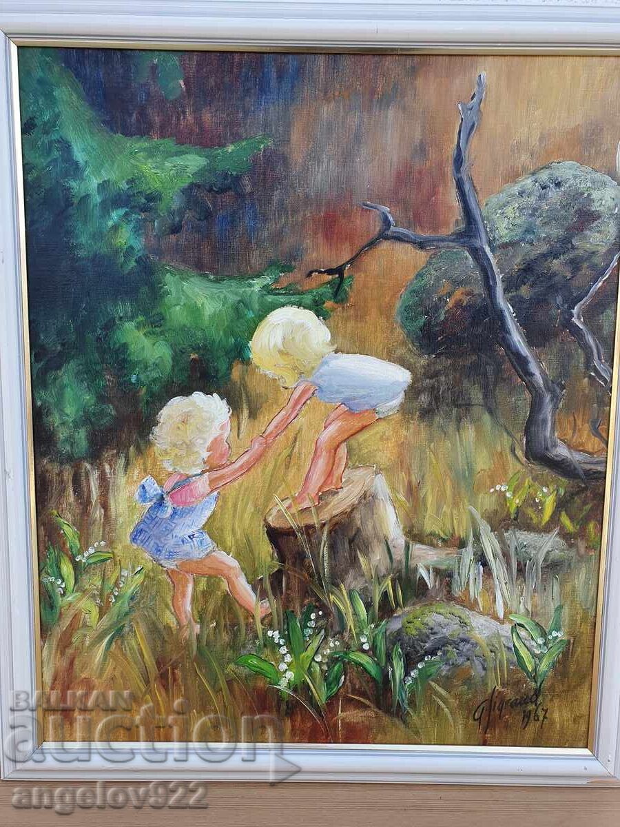 Pictura in ulei originala pe panza!!! - 5