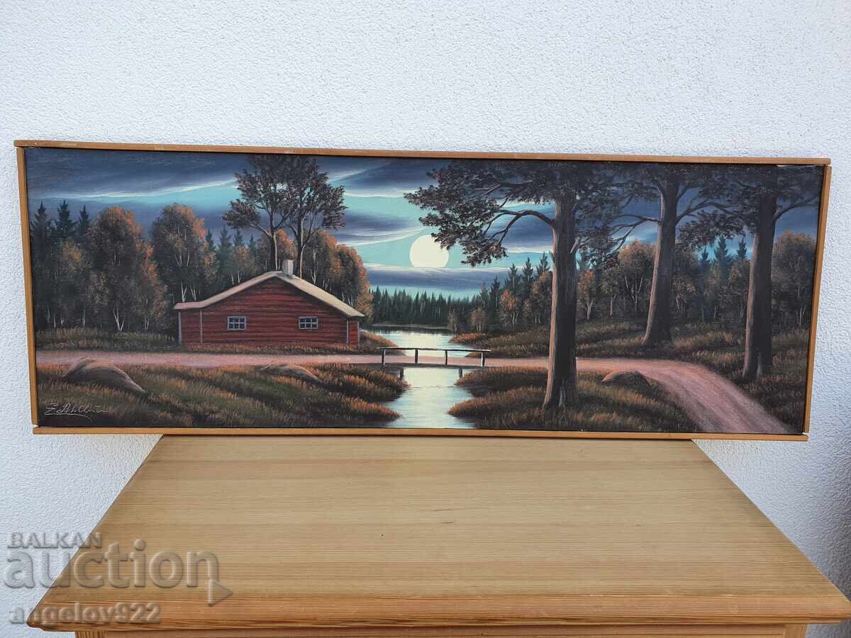 Pictura in ulei originala pe panza!!!