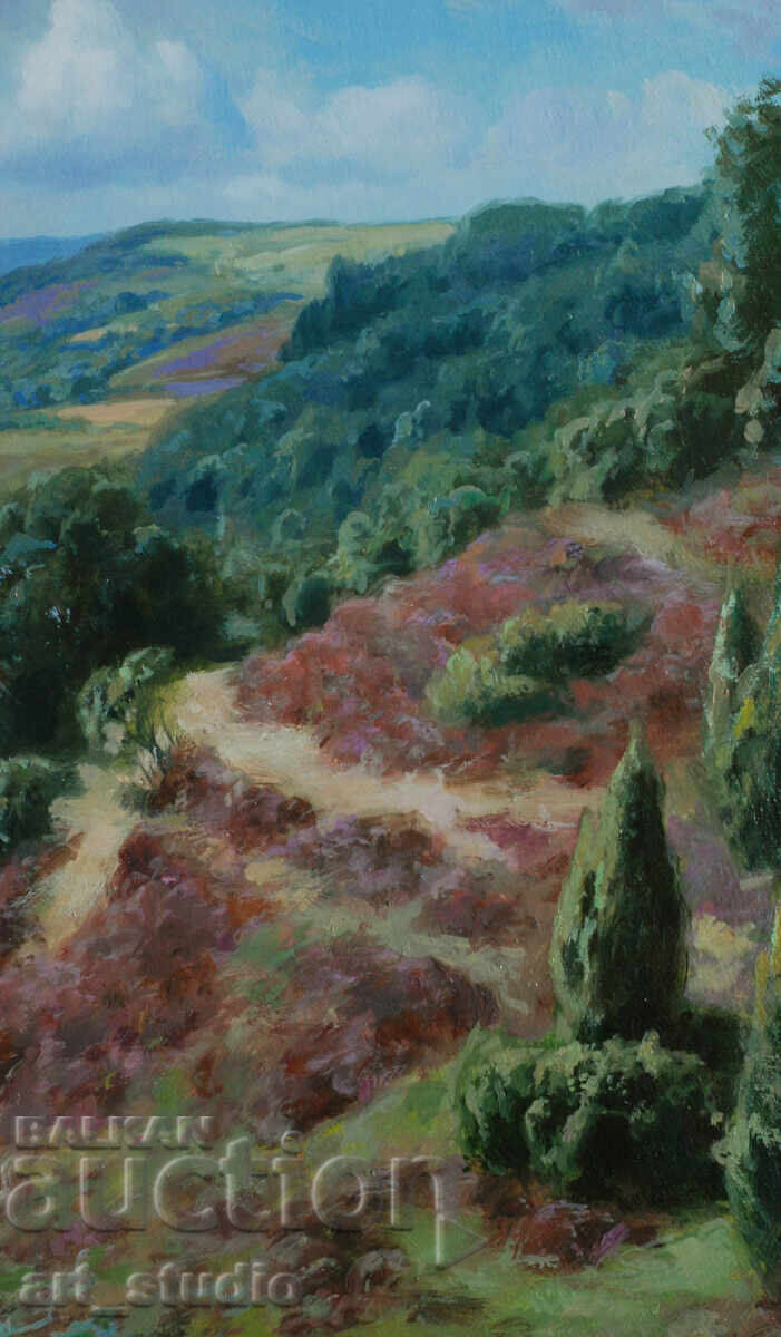 Παράδοση Ποιμενικό τοπίο - λαδομπογιές Παράδοση Ποιμενικό τοπίο - λαδομπογιές