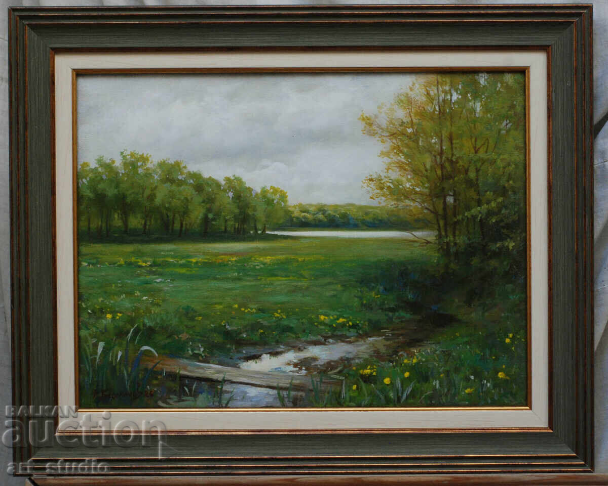 Livrarea Peisaj forestier - vopsele în ulei