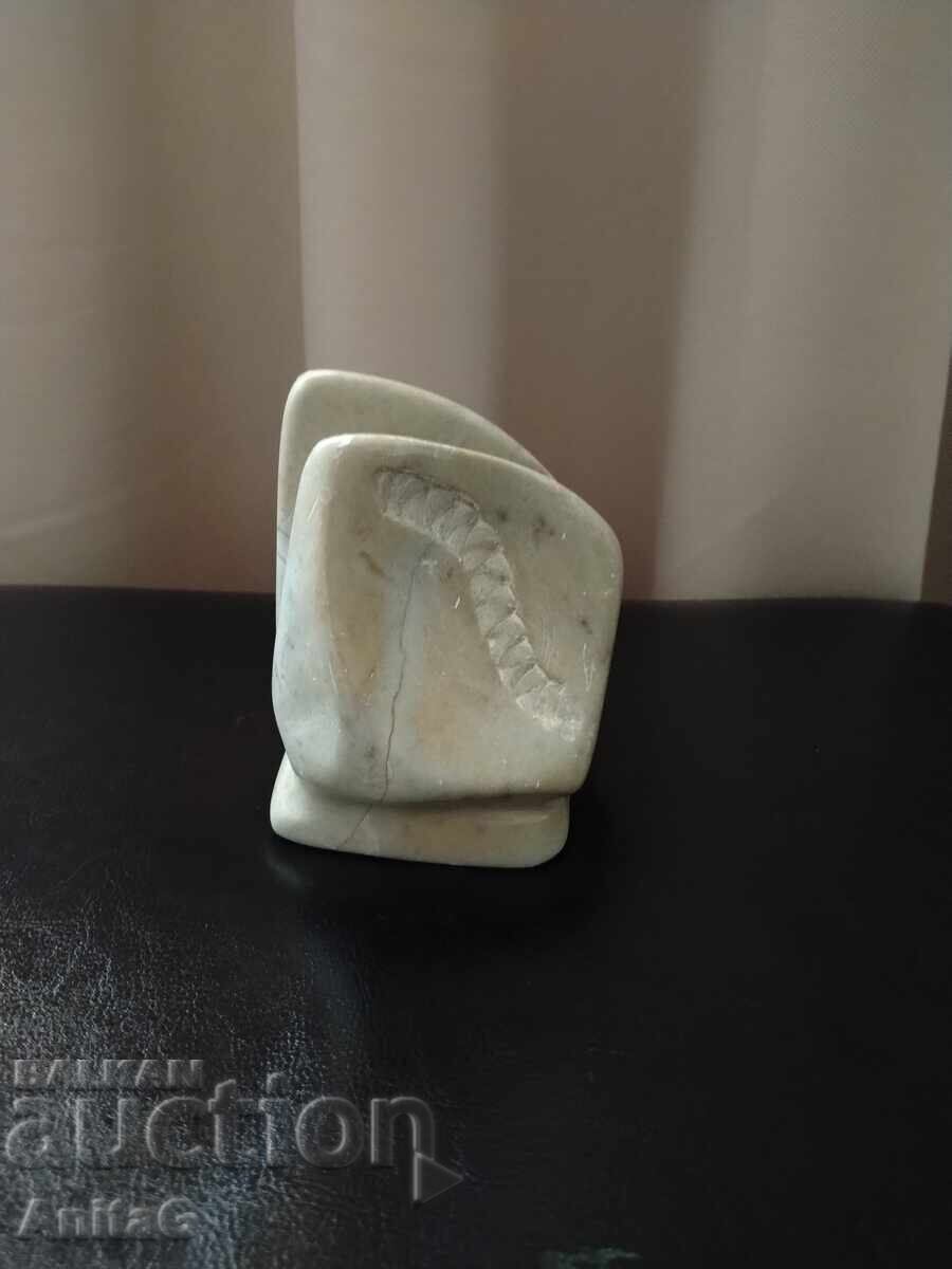 Аукцион Авторска каменна скулптура „Амонит“ – ръчна изработка 11/9см Аукцион Авторска каменна скулптура „Амонит“ – ръчна изработка 11/9см