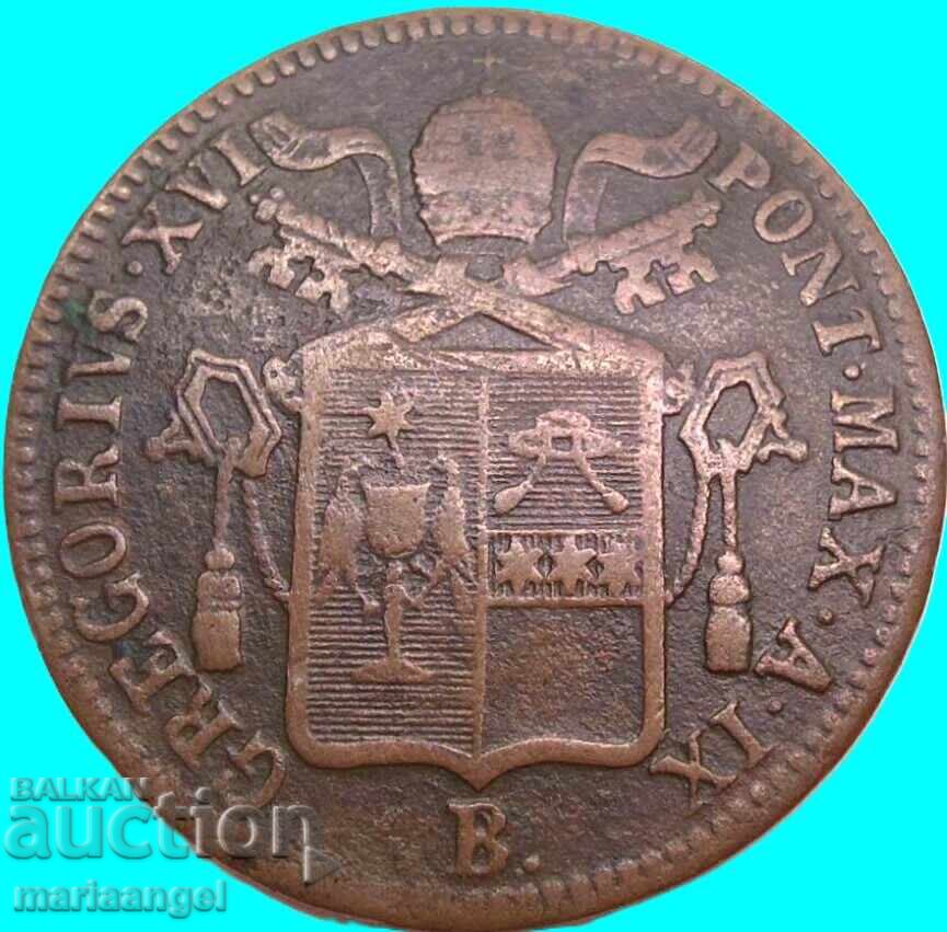 Delivery of Bayoko 1839 Vatican B-Bologna Gregory XIV 30mm - rare!