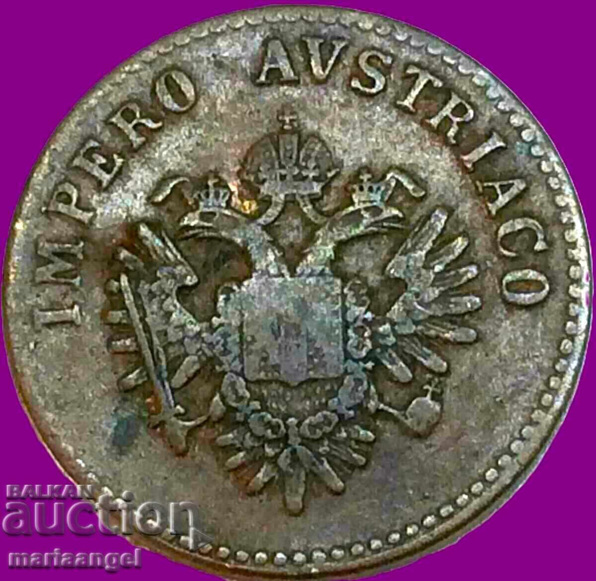 5 πεντάκις 1852 Αυστρία για Ιταλία V - Βενετία - 6