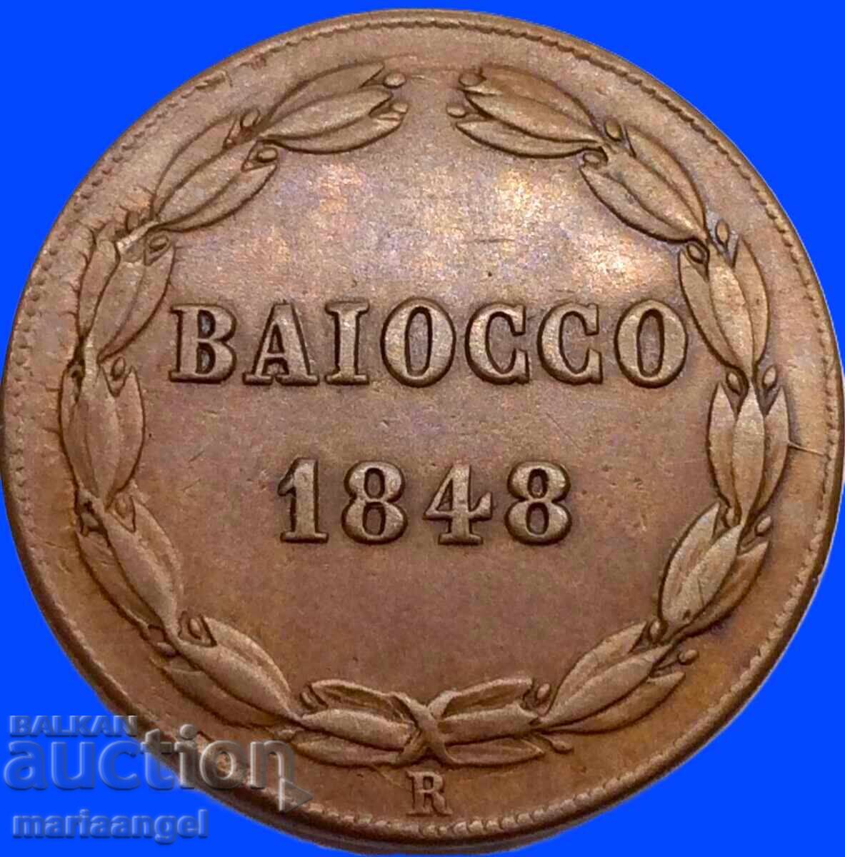 Bayoko 1848 Vatican Pius IX Roma 30mm Cupru - 6 Bayoko 1848 Vatican Pius IX Roma 30mm Cupru - 6