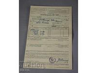 1949 Germania Document Nazist Hartă Sigilii