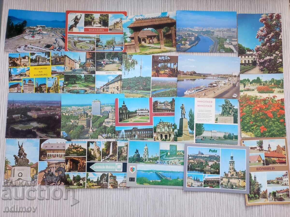 60 BUCĂȚI DE CĂRȚI POȘTALE VECHI cu preț € 2.50 | 4.89 BGN
