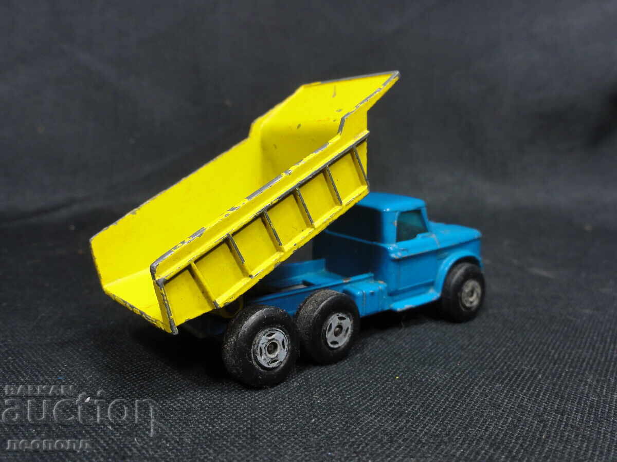 Παράδοση ΠΑΛΙΑ ΡΕΤΡΟ ΜΕΤΑΛΛΙΚΗ ΚΟΡΝΙΖΑ MATCHBOX ΑΓΓΛΙΑΣ DODGE DUMPER