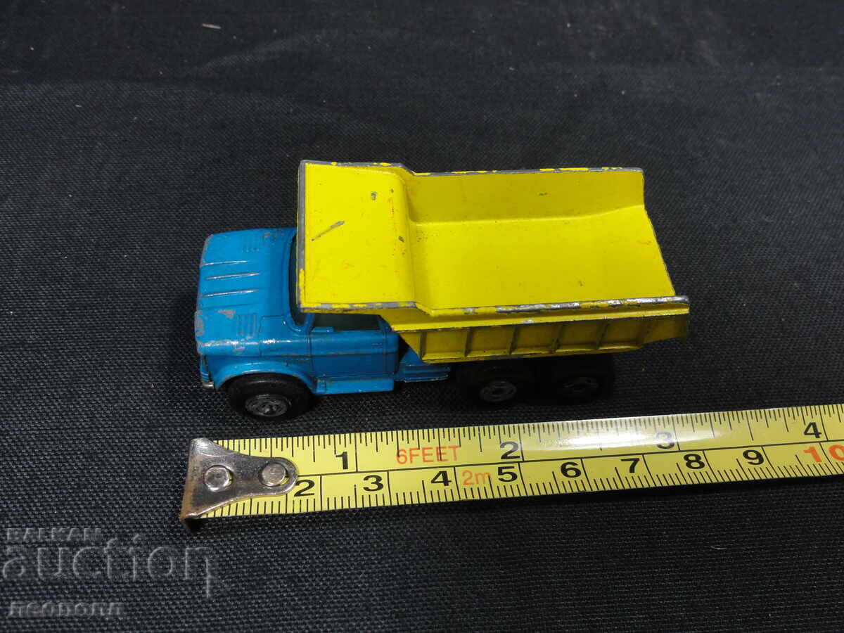 ΠΑΛΙΑ ΡΕΤΡΟ ΜΕΤΑΛΛΙΚΗ ΚΟΡΝΙΖΑ MATCHBOX ΑΓΓΛΙΑΣ DODGE DUMPER - 7