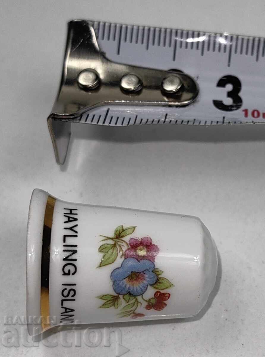 Delivery of Porcelain Thimble