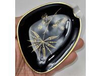 WEIMAR COBALT PORCELAIN ASHTRAY