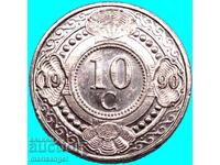 Antilele Olandeze 1990 10 cenți