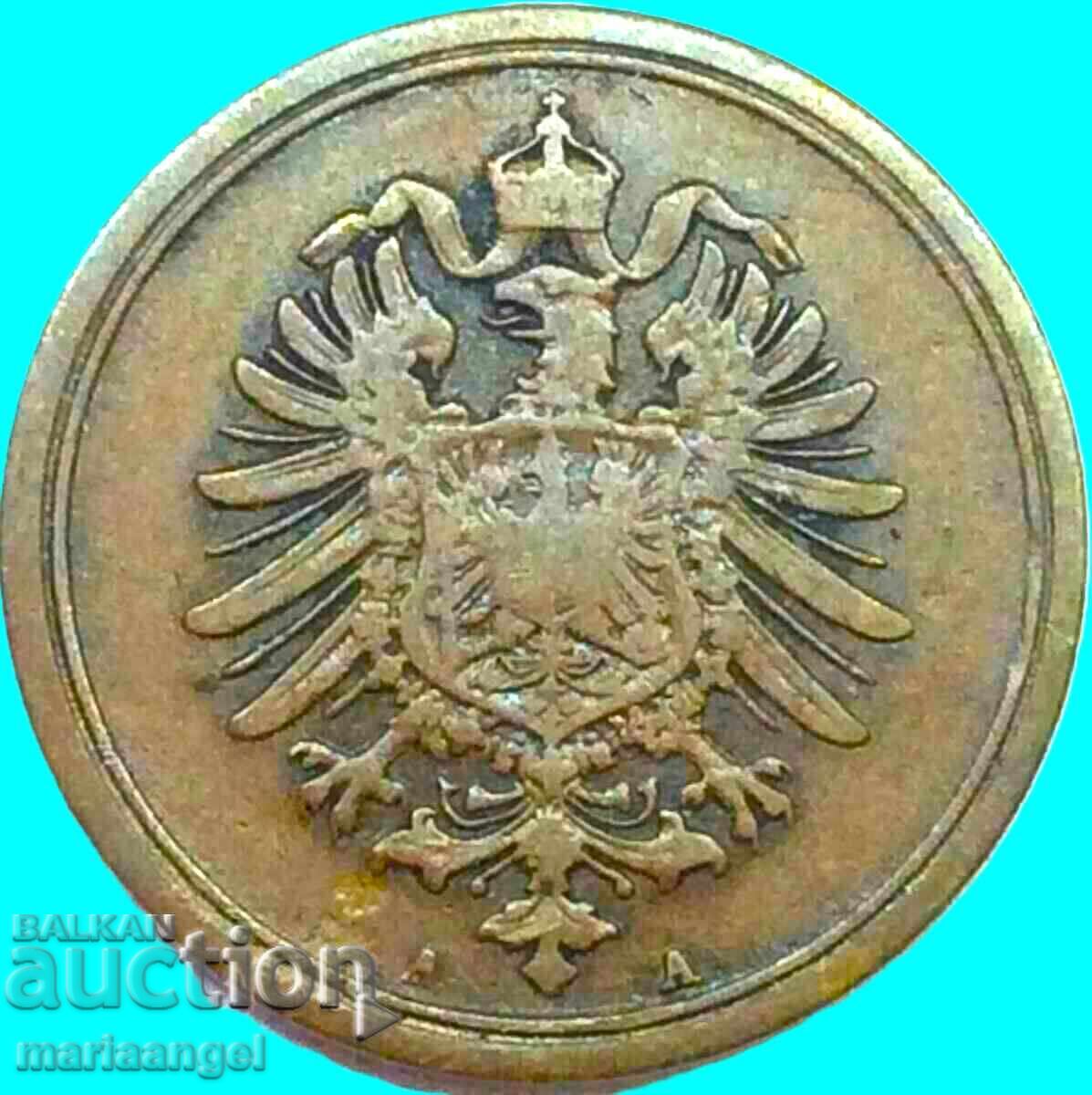 Licitație 1 pfennig 1874 Germania A - Berlin