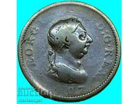 Marea Britanie 1 penny 1807 30mm - rar