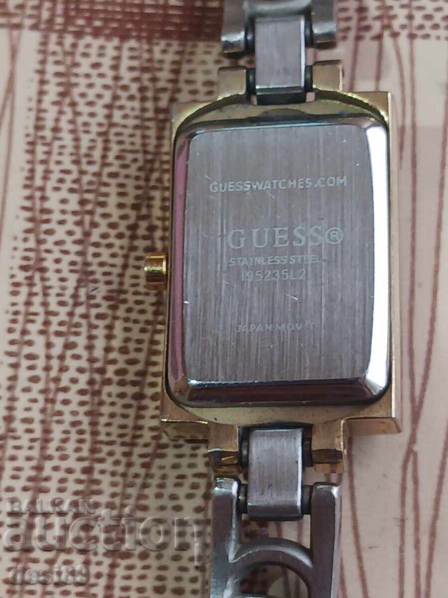 Delivery of Guess watch gold-plated. WORKING
