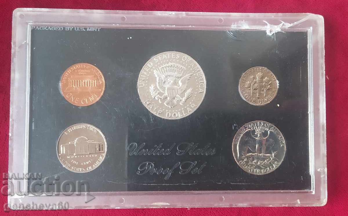 First Proof Coin Set from 1968 USA with price € 100.00 | 195.58 BGN