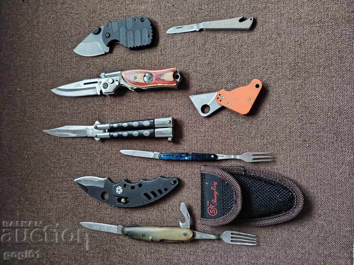 Livrarea Lot de cuțite exotice