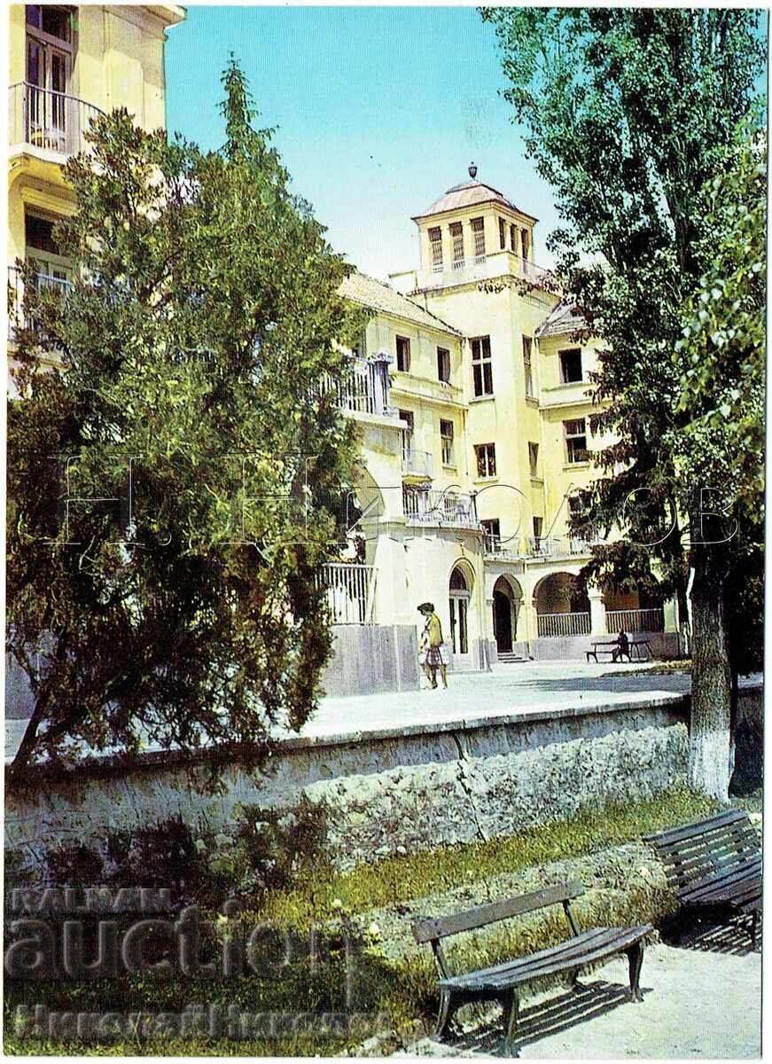 CARTE POȘTALĂ VECHE BĂNCĂ BALNEOSANATORIU J435