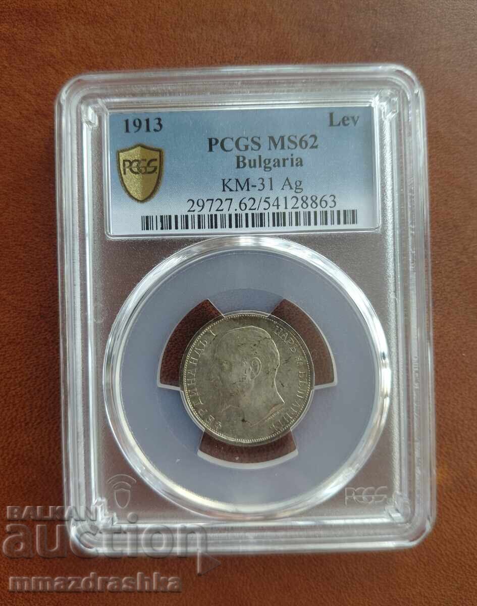 1 lev 1913, MS 62 PSGS