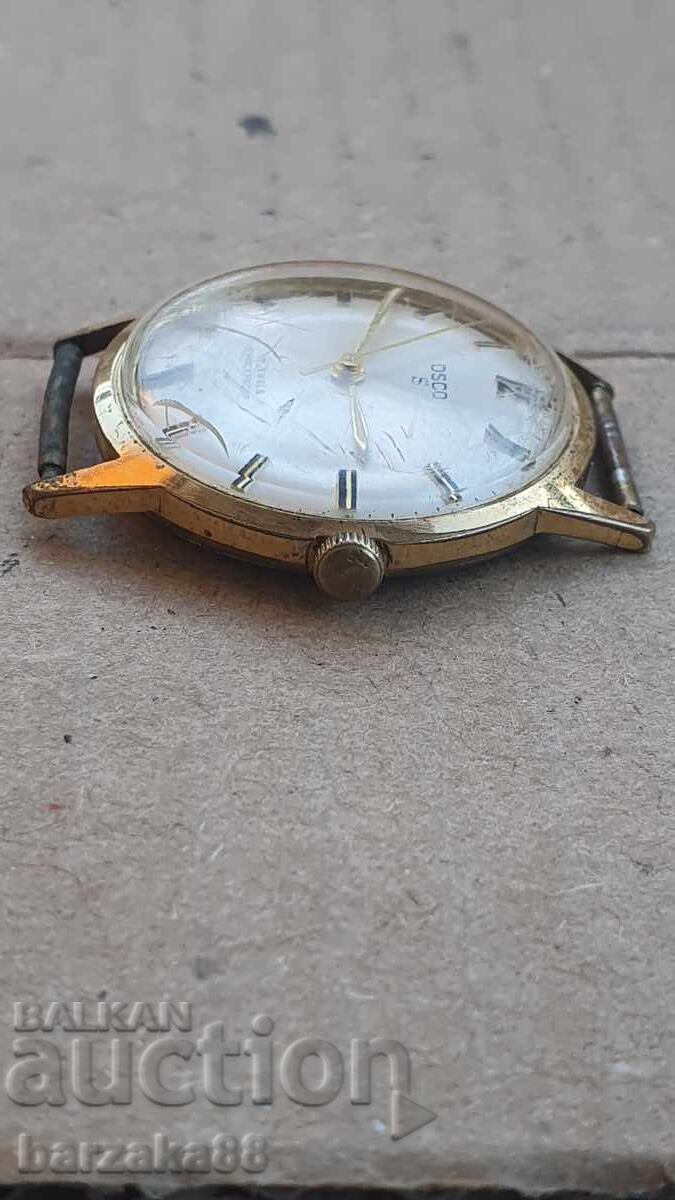 Ανδρικό επιχρυσωμένο ρολόι Osco 17 κοσμήματα με τιμή € 25.00 | 48.90 BGN