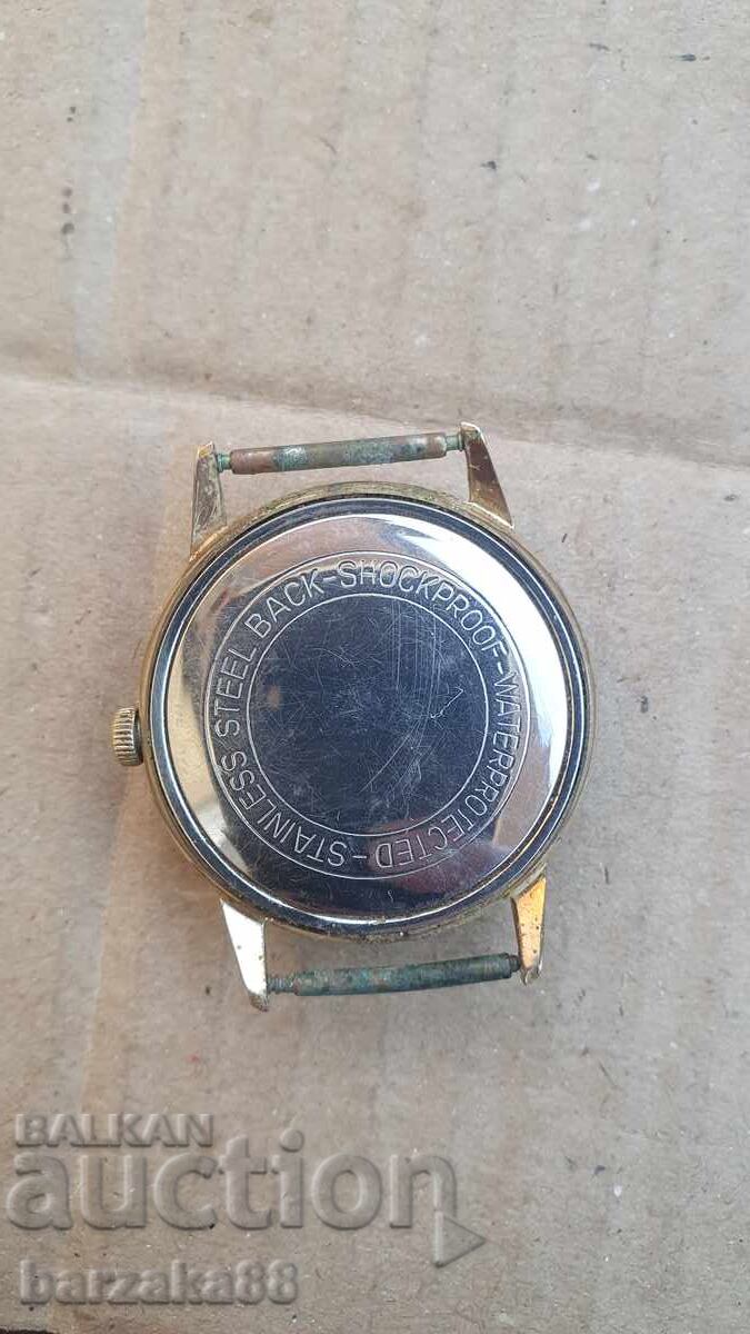 Ανδρικό επιχρυσωμένο ρολόι Osco 17 κοσμήματα - 7