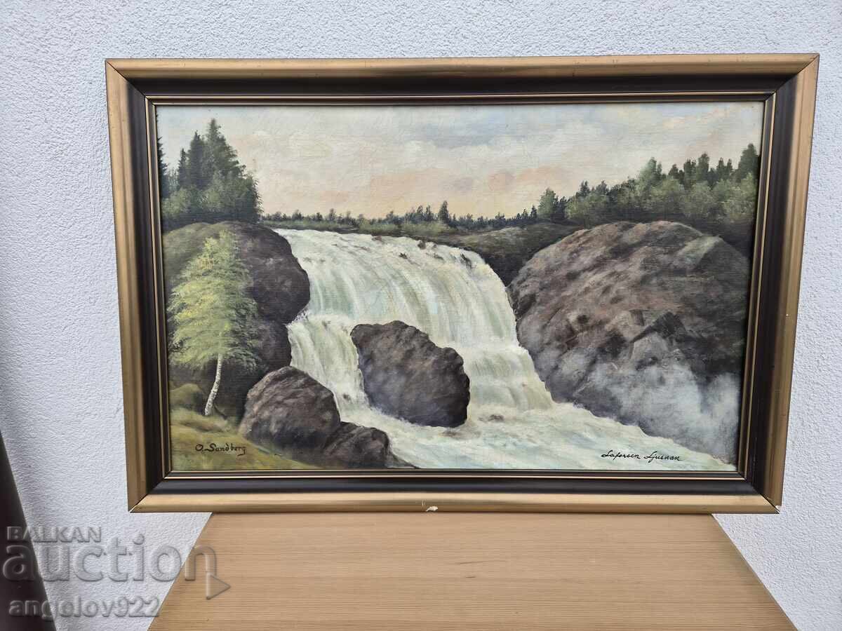 Pictura in ulei originala pe panza!!!