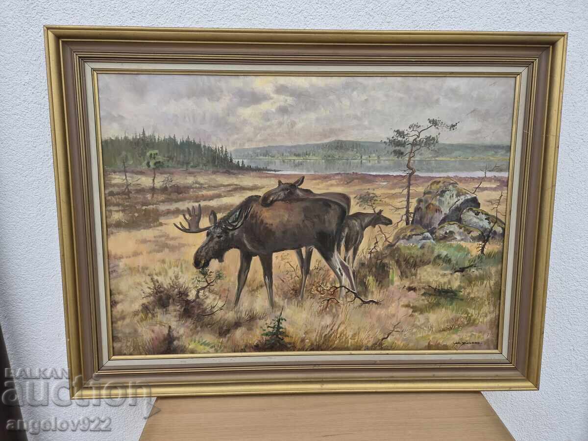 Pictura in ulei originala pe panza!!! cu preț € 1.00 | 1.96 BGN Pictura in ulei originala pe panza!!! cu preț € 1.00 | 1.96 BGN