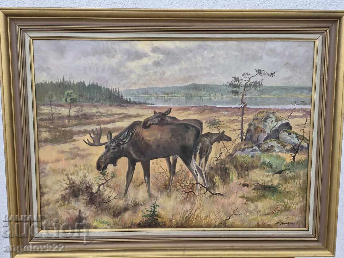 Pictura in ulei originala pe panza!!! - 5 Pictura in ulei originala pe panza!!! - 5