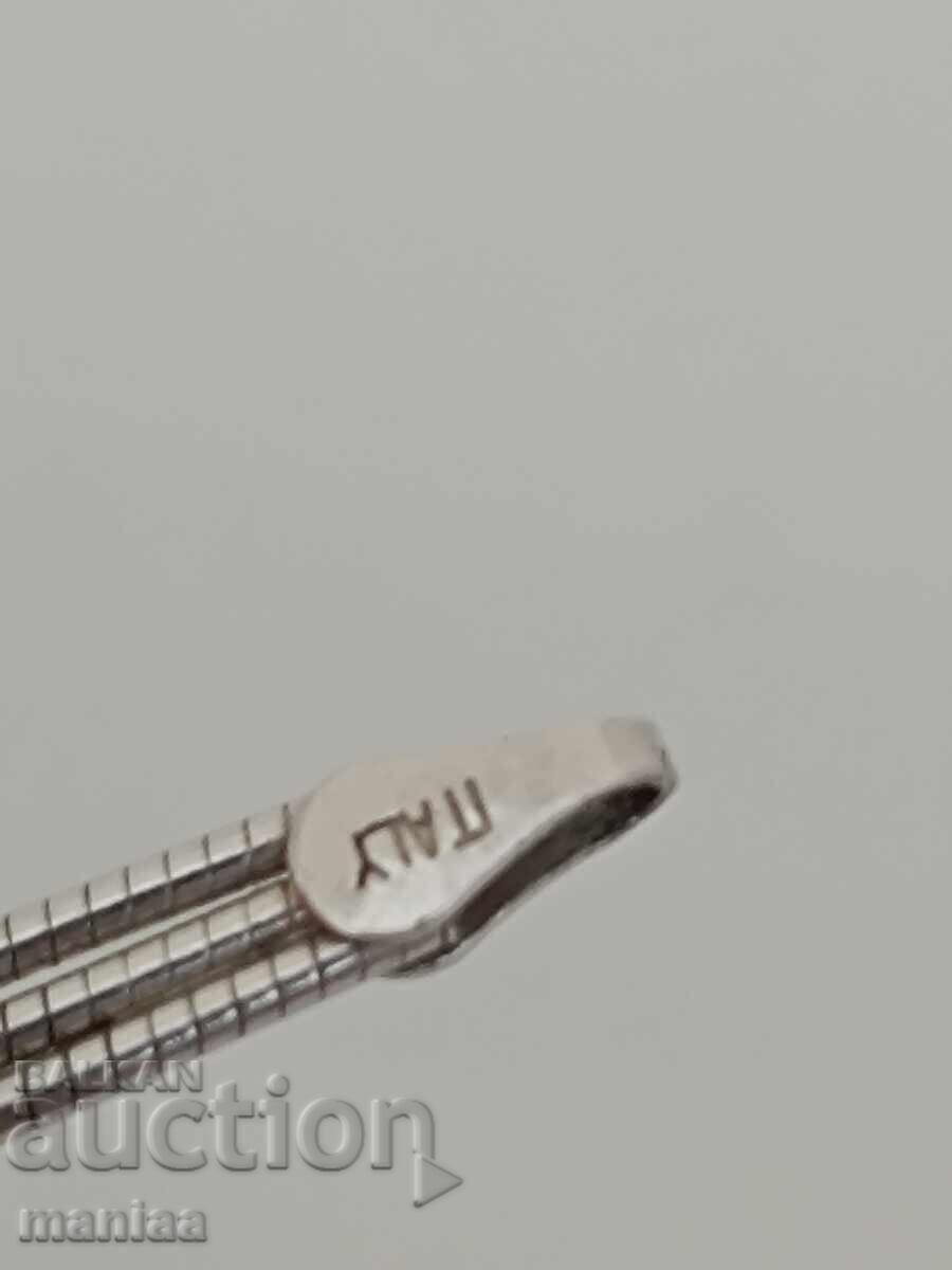 Παράδοση Ασημένιο επώνυμο βραχιόλι ασήμι 925