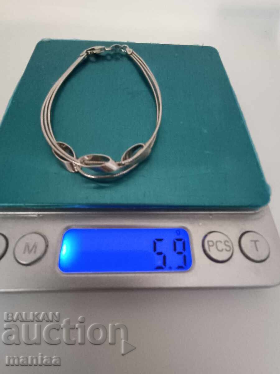 Ασημένιο επώνυμο βραχιόλι ασήμι 925 - 6