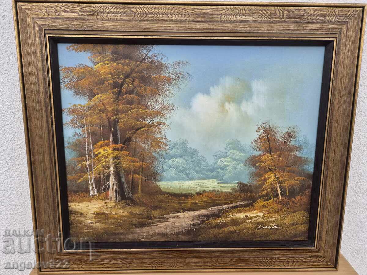 Pictura in ulei originala pe panza!!! - 5 Pictura in ulei originala pe panza!!! - 5