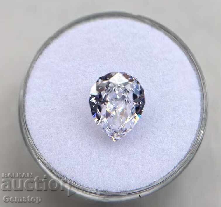 BZC! 4.00 ct safir difuzie pară de la 1st! cu preț € 0.01 | 0.02 BGN