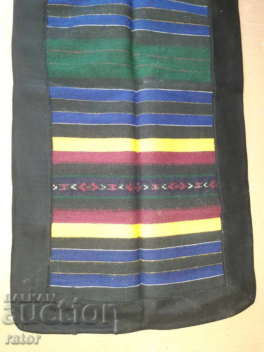 Auction  Authentic woven woolen apron, costume
