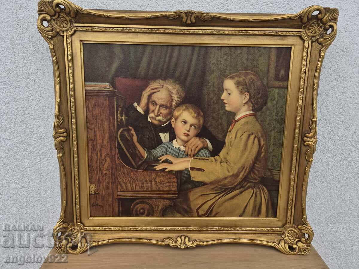 Delivery of Reproduction of a famous painting in a beautiful wooden frame!!!
