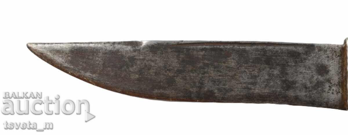 Доставка на Старинен нож с костени чирени - Царство България Доставка на Старинен нож с костени чирени - Царство България