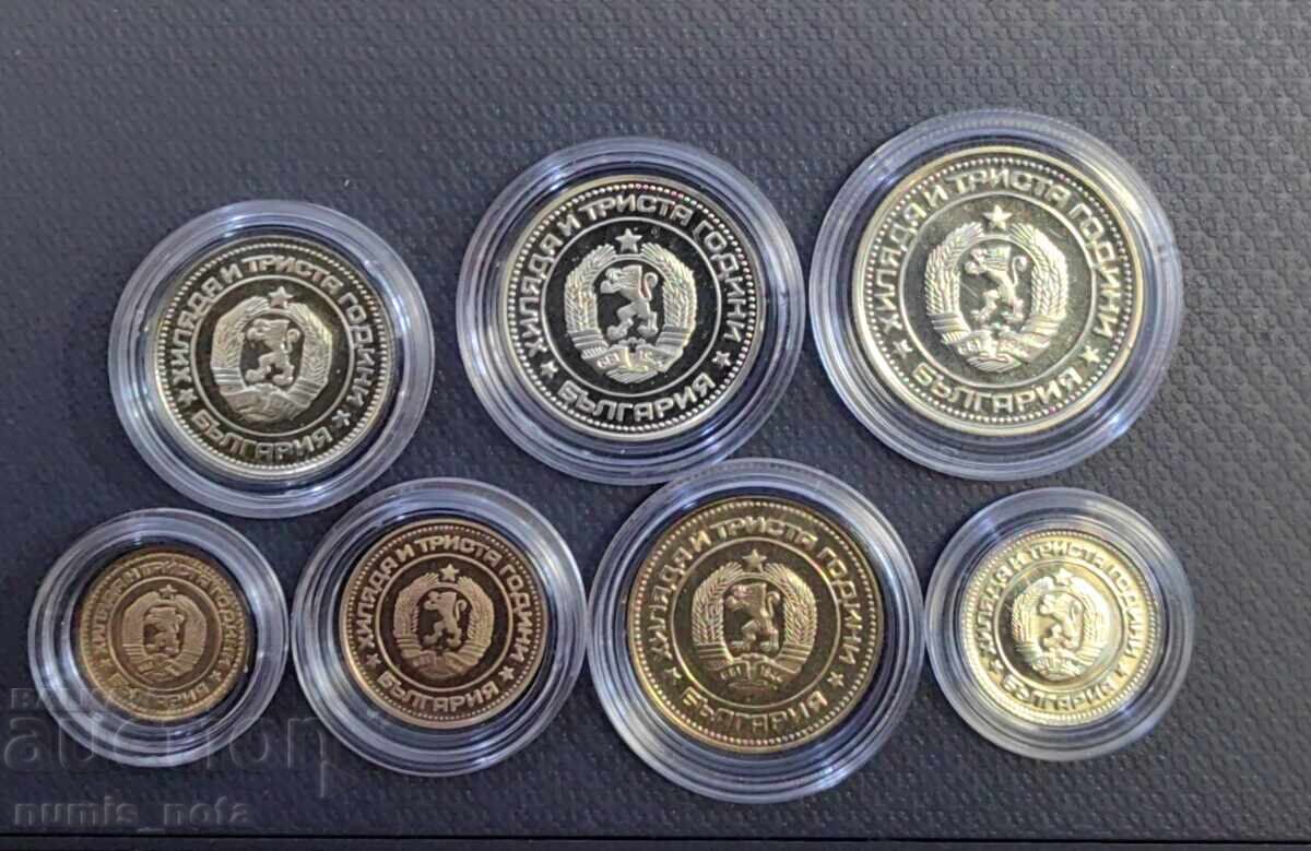 Delivery of Full set of coins 1981 year MATTE - GLOSSY