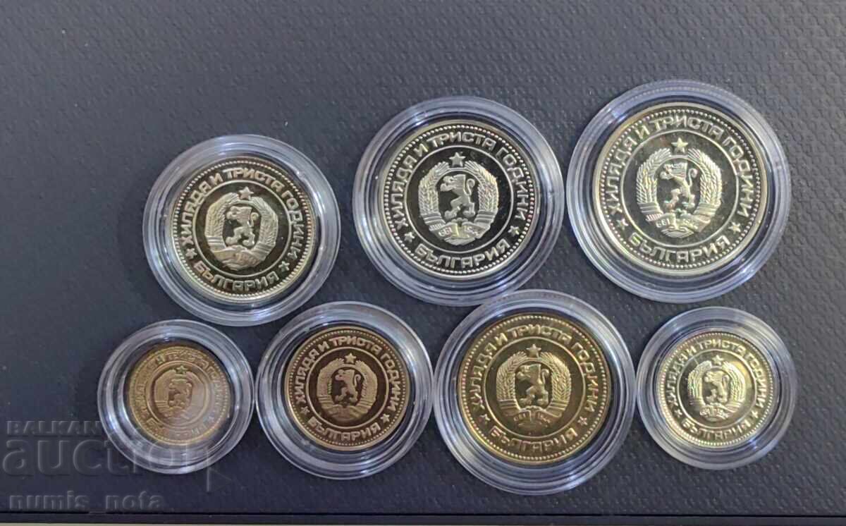 Full set of coins 1981 year MATTE - GLOSSY - 5