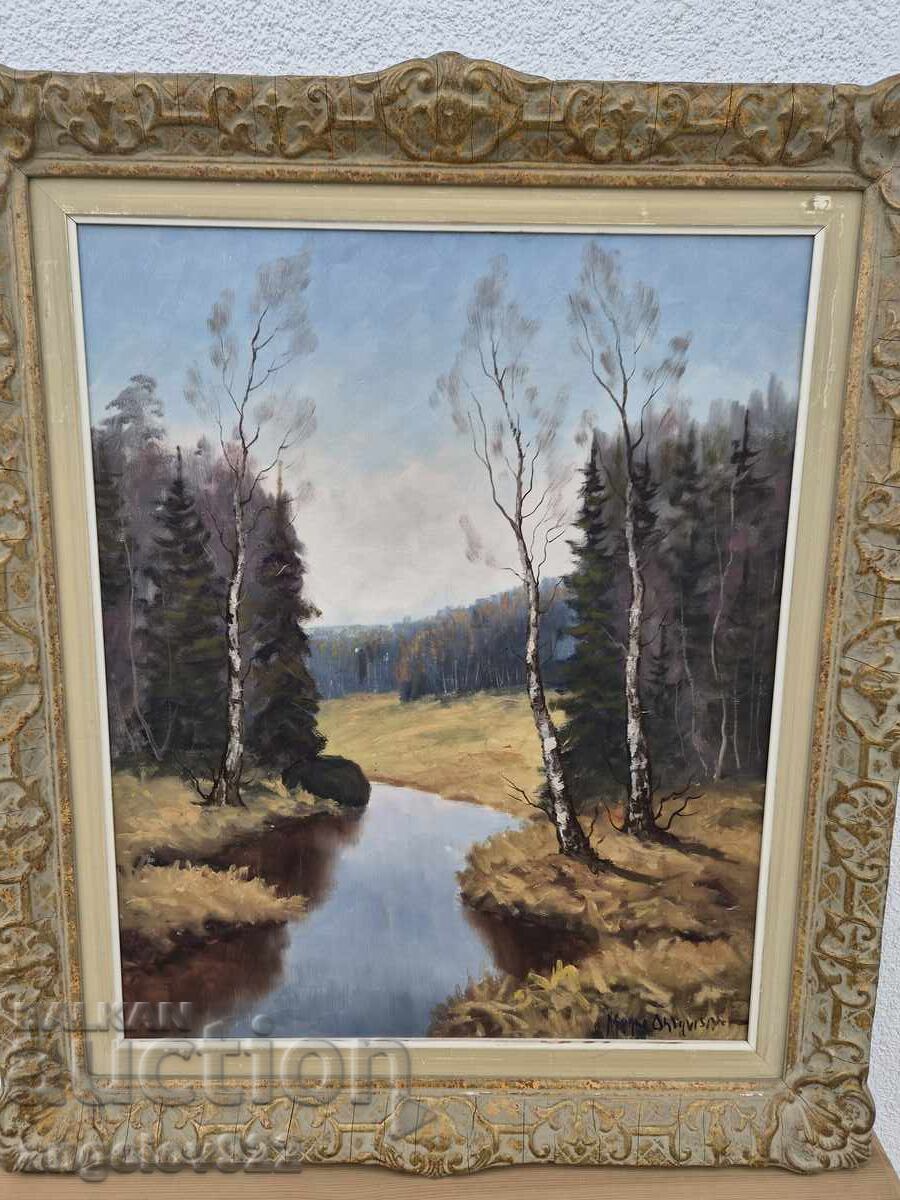 Παράδοση Πρωτότυπη ελαιογραφία σε καμβά!!!