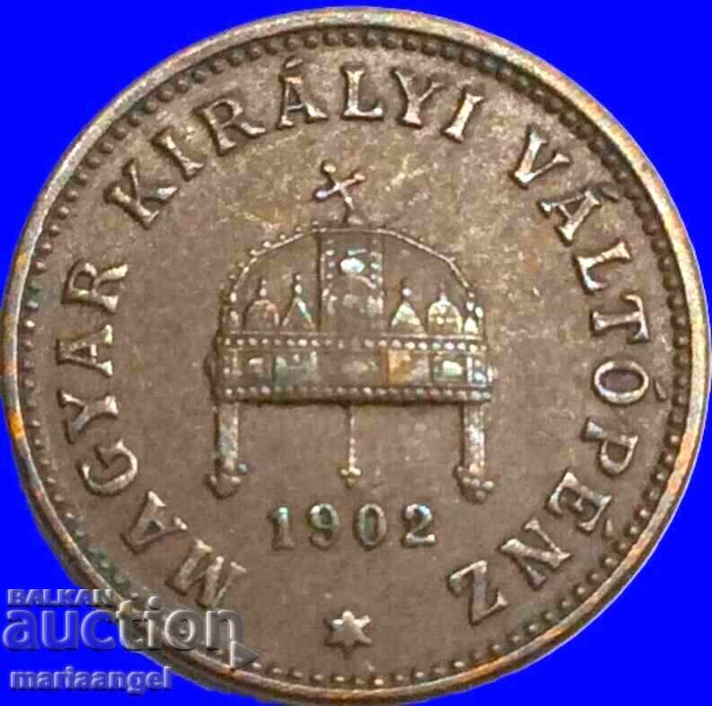 Ουγγαρία 1 Φίλερ 1902 - 6 Ουγγαρία 1 Φίλερ 1902 - 6