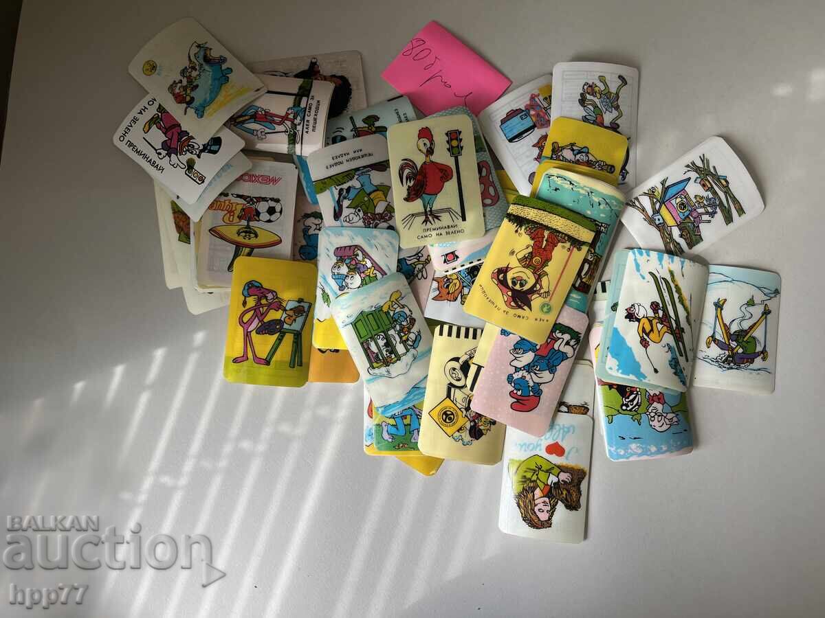 80 Τεμάχια παλιά ημερολόγια μη επαναλαμβανόμενα