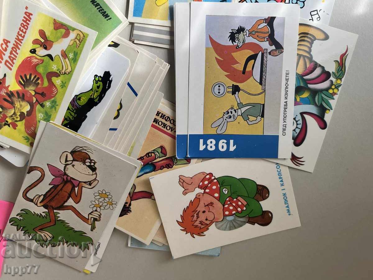 Livrarea 130 Bucăți calendare vechi, unice Livrarea 130 Bucăți calendare vechi, unice